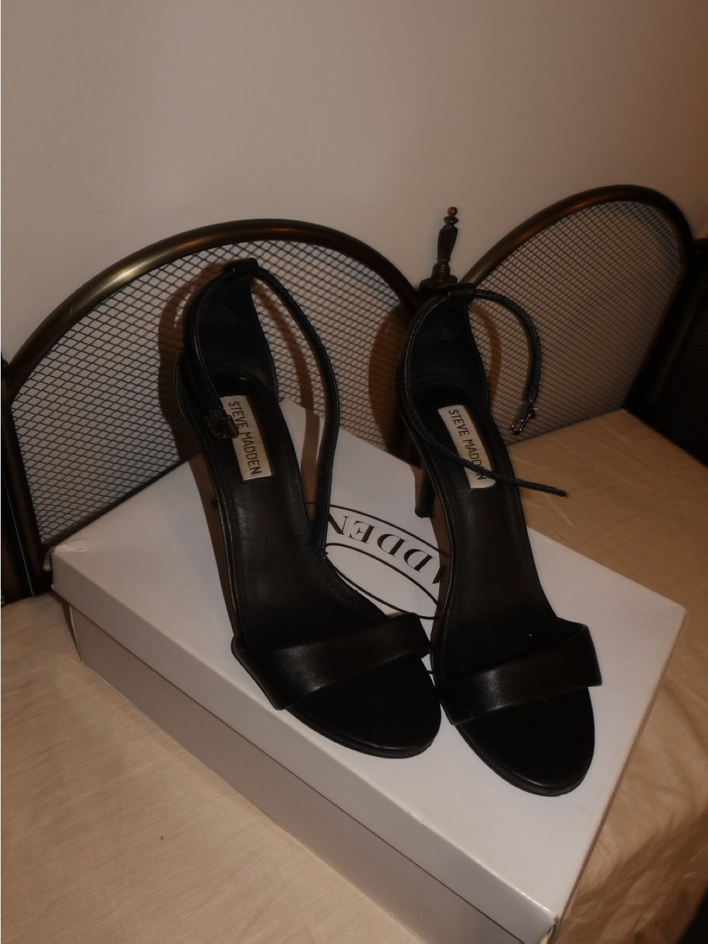 Leather Strap Heels